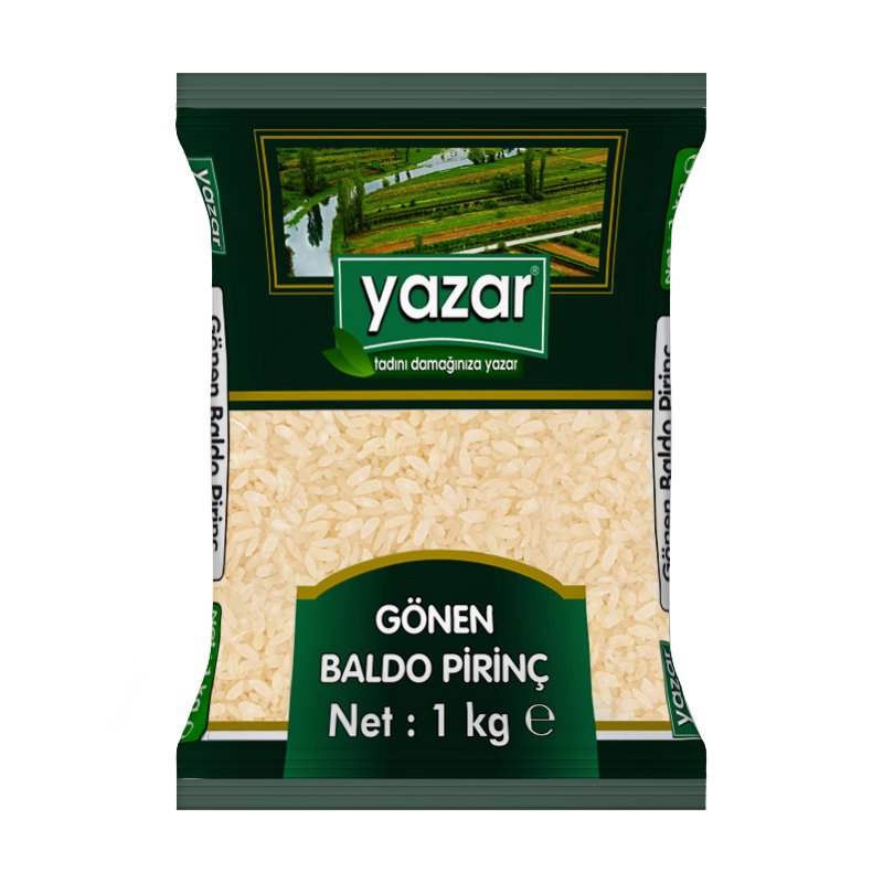 Yazar Gönen Baldo Pirinç 1 Kg x 12 Paket